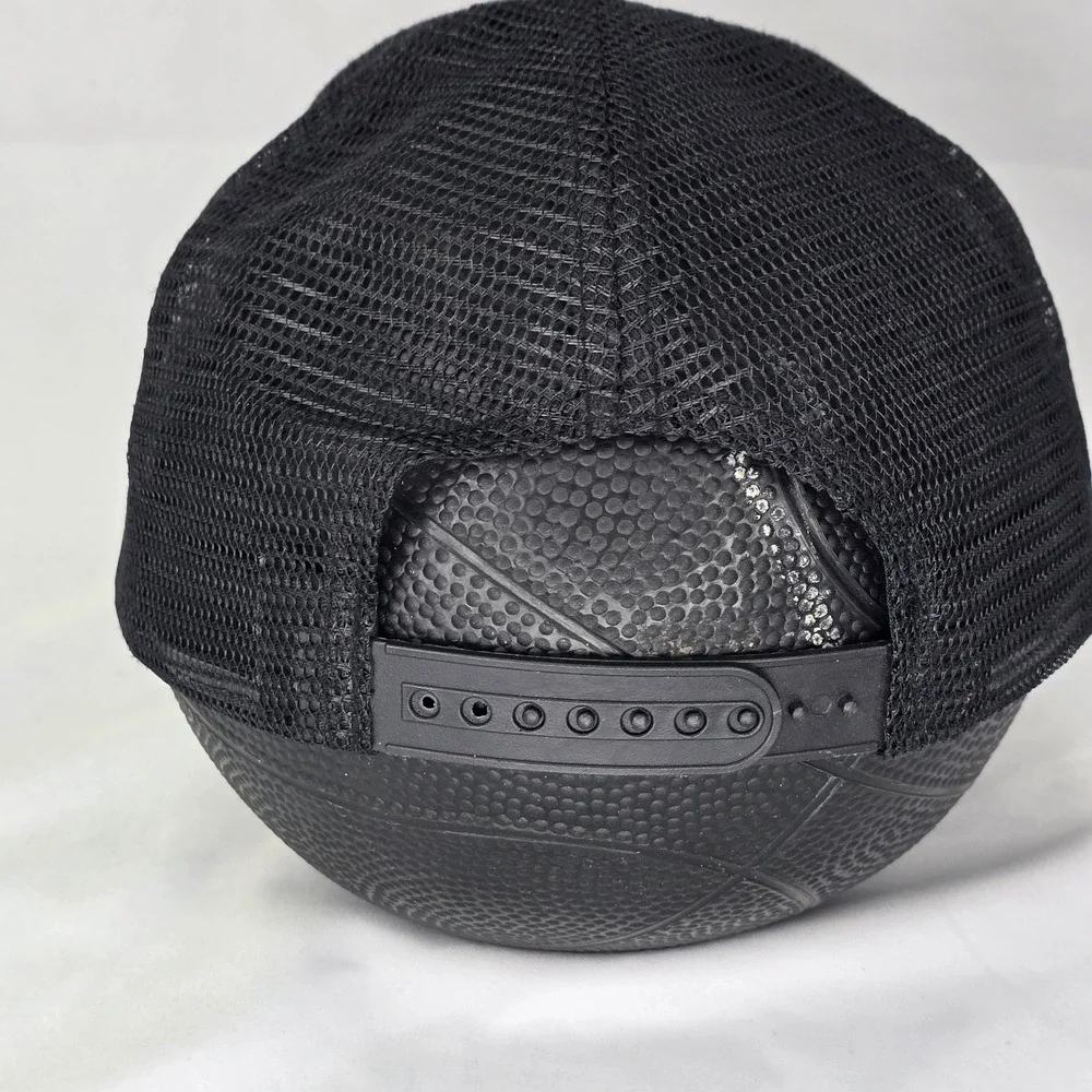 Kawasaki Engines Mesh Trucker Hat Adjustable Snapback Cap Adult Black White - Picture 3 of 4